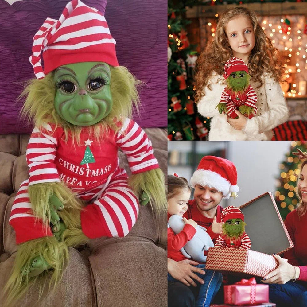 Grinch Stuffed Plush Elf Doll A4087