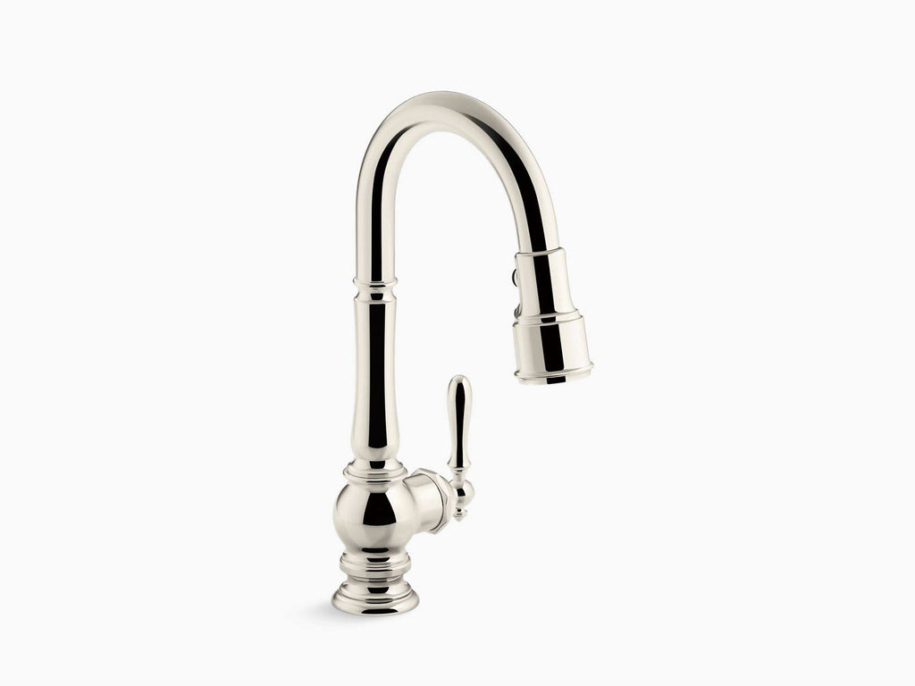 Single Handle Pull Down Kitchen Faucet F132228