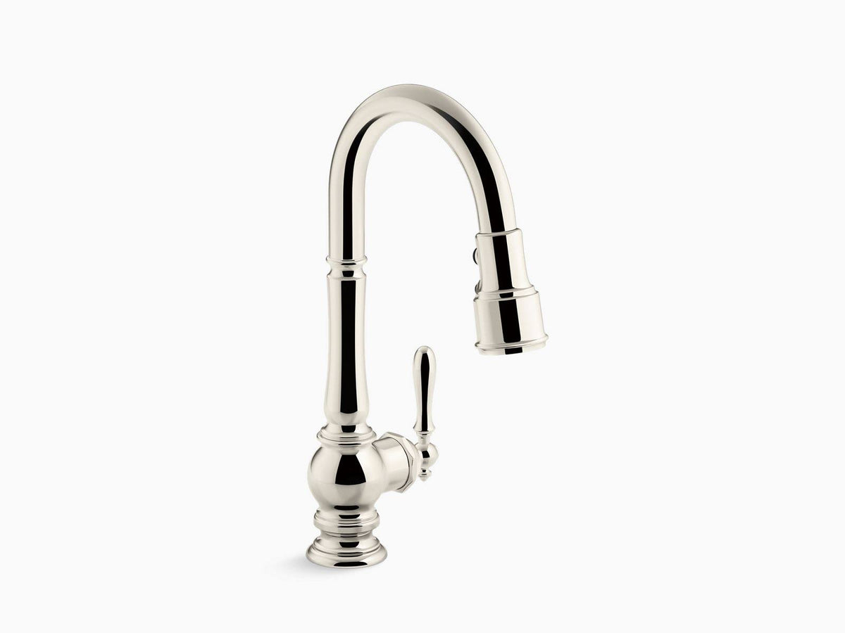 Single Handle Pull Down Kitchen Faucet F132228