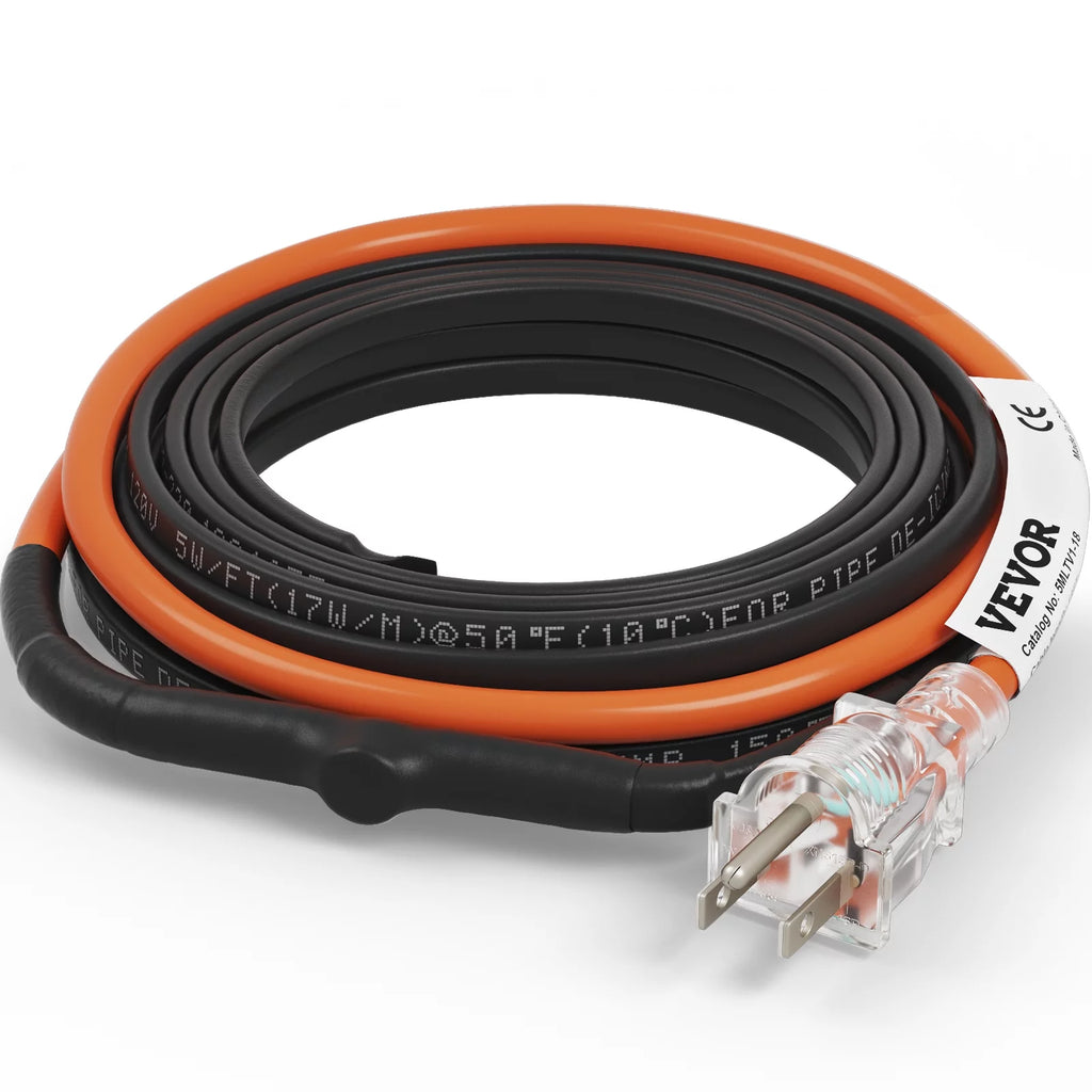 18-feet 5W/ft Self-Regulating Pipe Heating Cable D166186