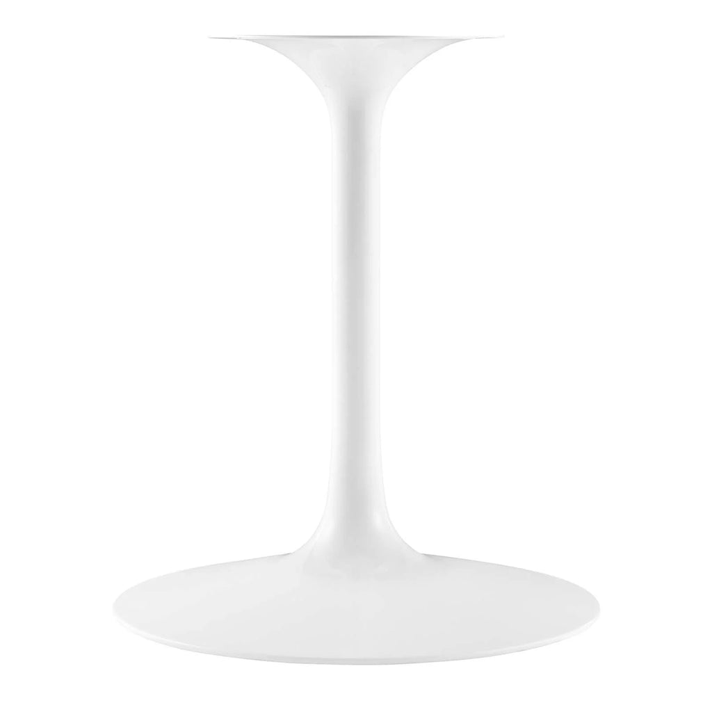 White Oval Artificial Travertine Dining Table Z665967