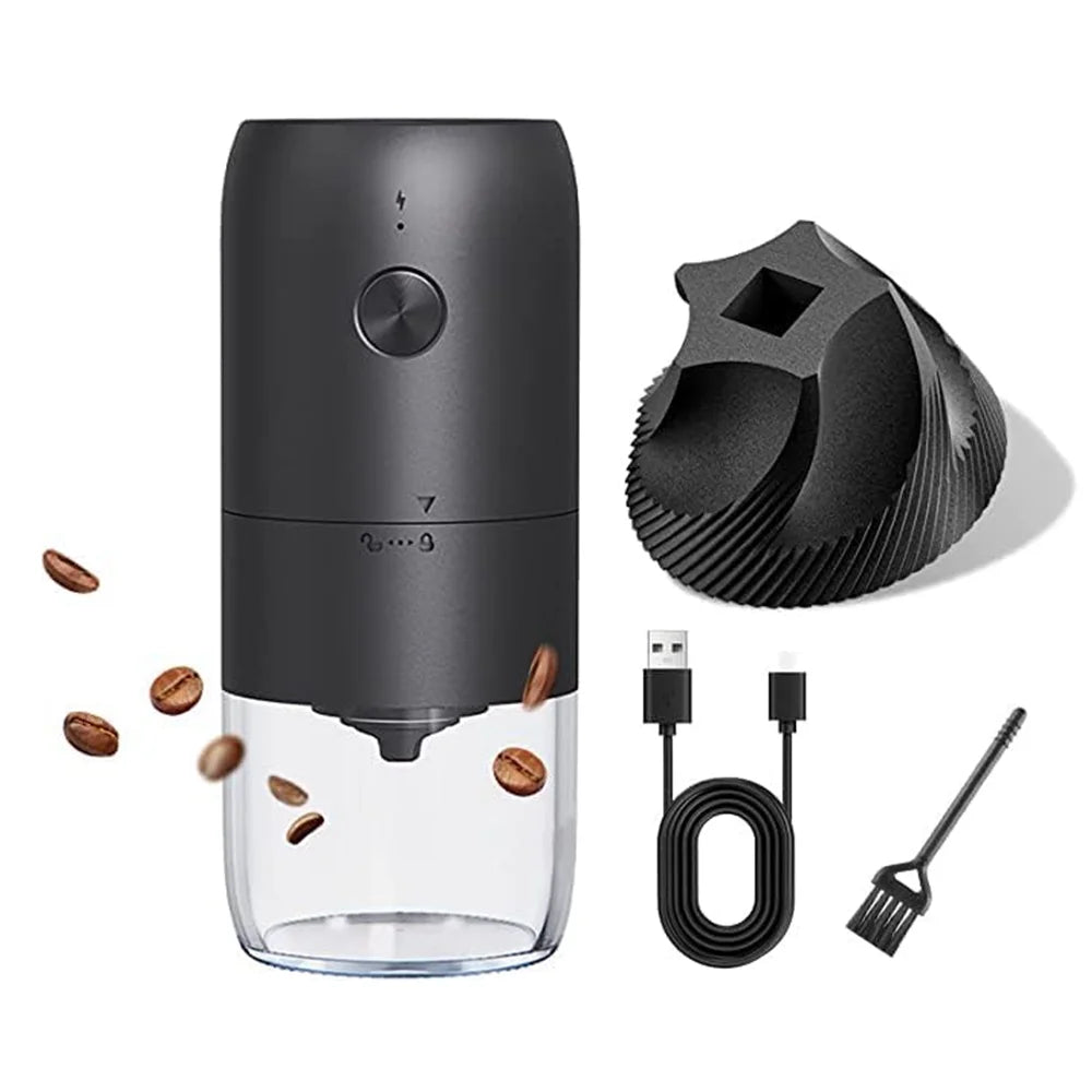 Electric Portable Coffee Grinder Ceramic Grinding Core USB Charging Y557827