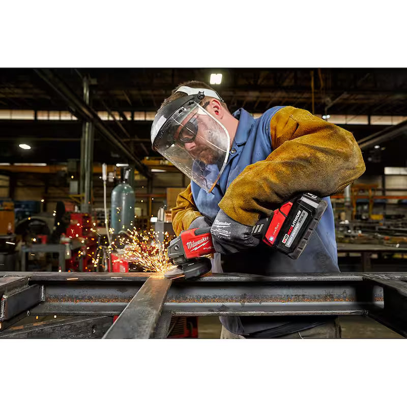 18V Lithium-Ion Brushless Cordless 4-1/2 in./5 in. Braking Grinder Kit A478