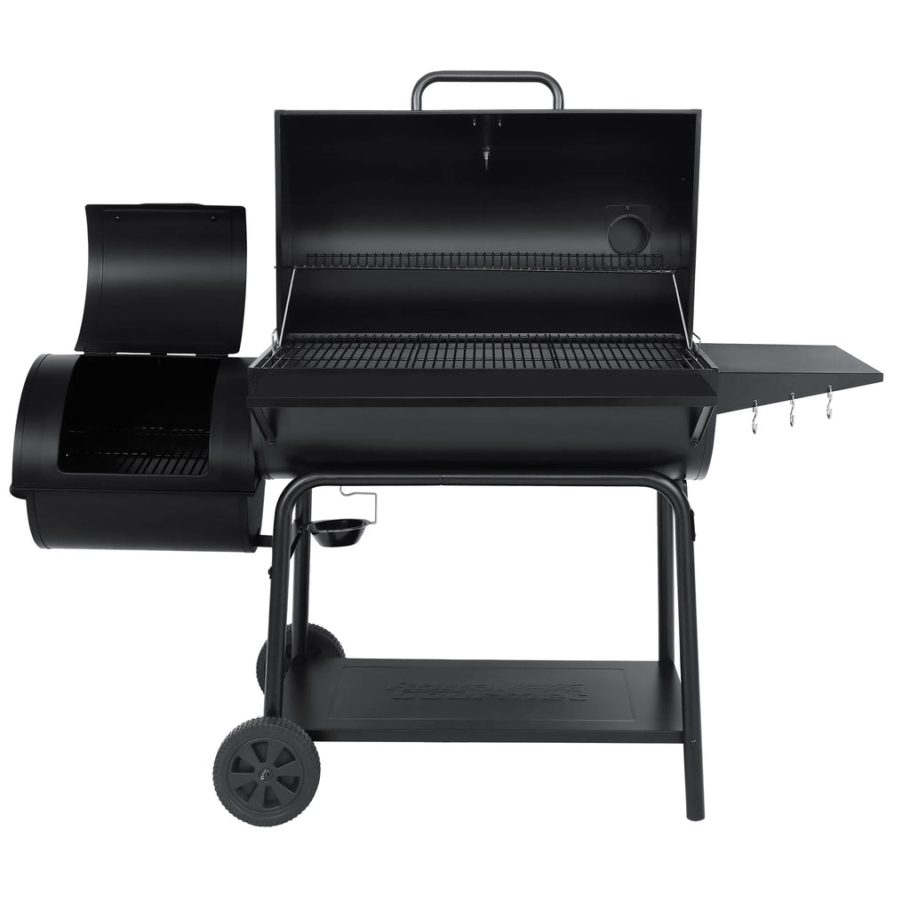 36 Charcoal Barrel Grill with Offset Smoker I539620