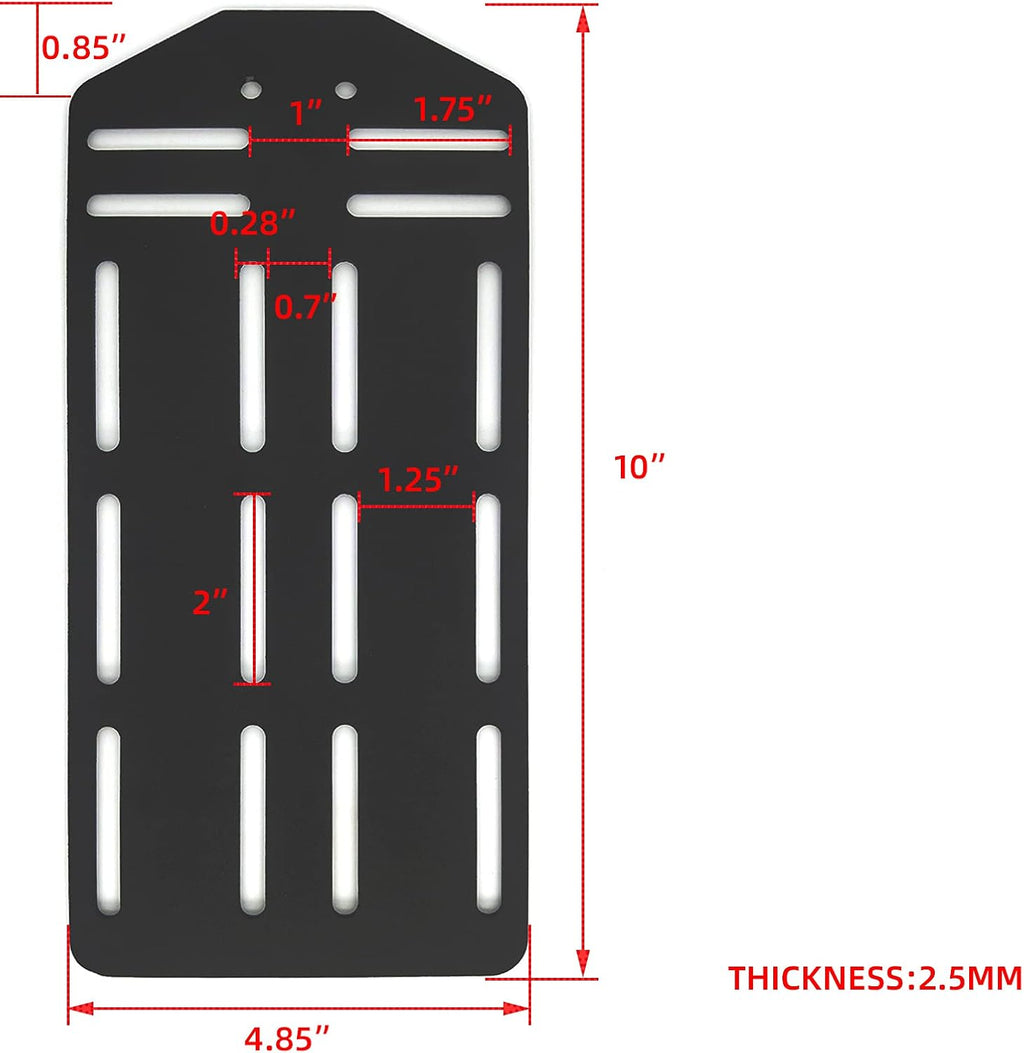 King Bed Headboard Attachment Bracket Modification Plate, Pack of 2 V50805