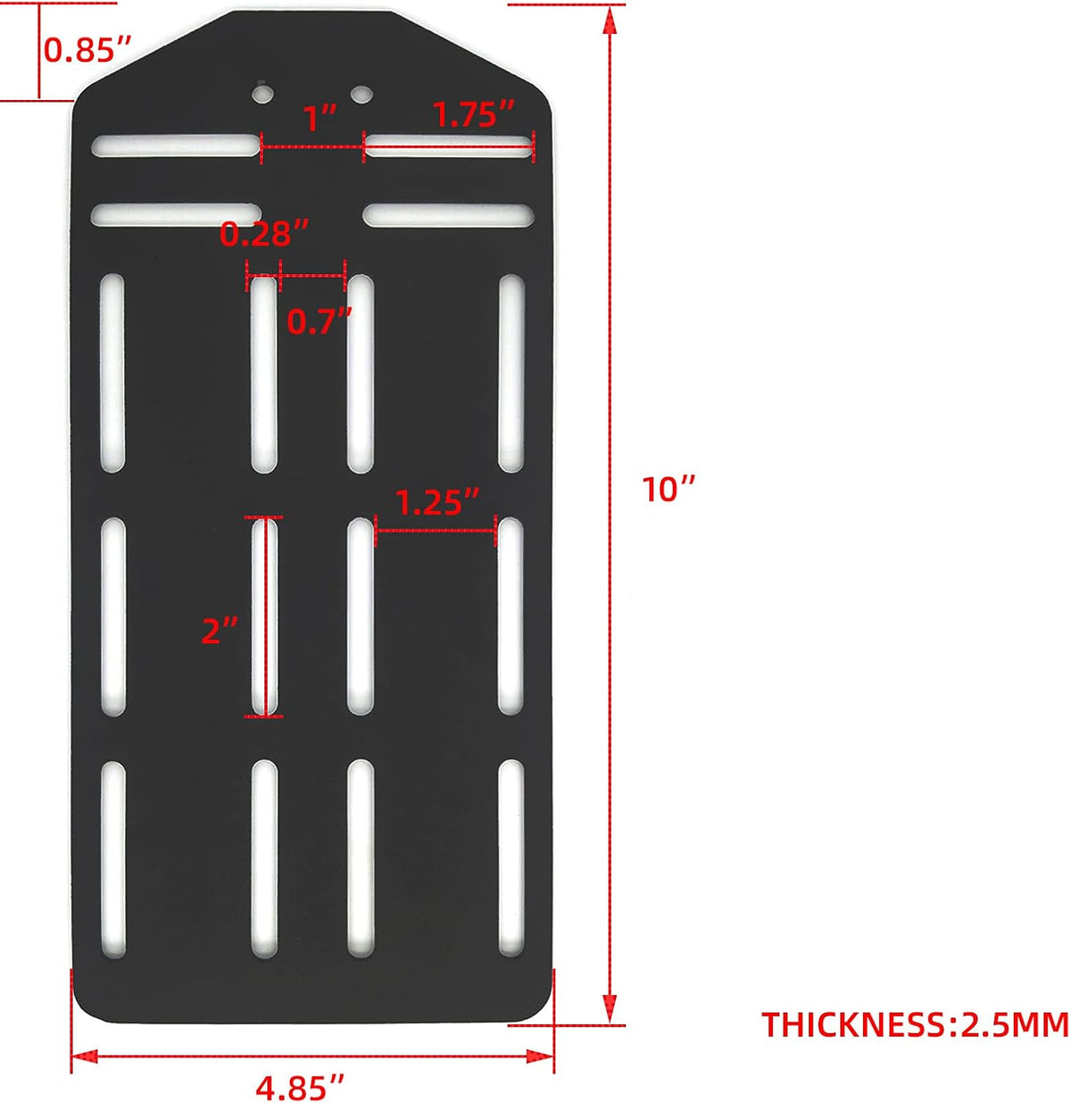 King Bed Headboard Attachment Bracket Modification Plate, Pack of 2 V50805