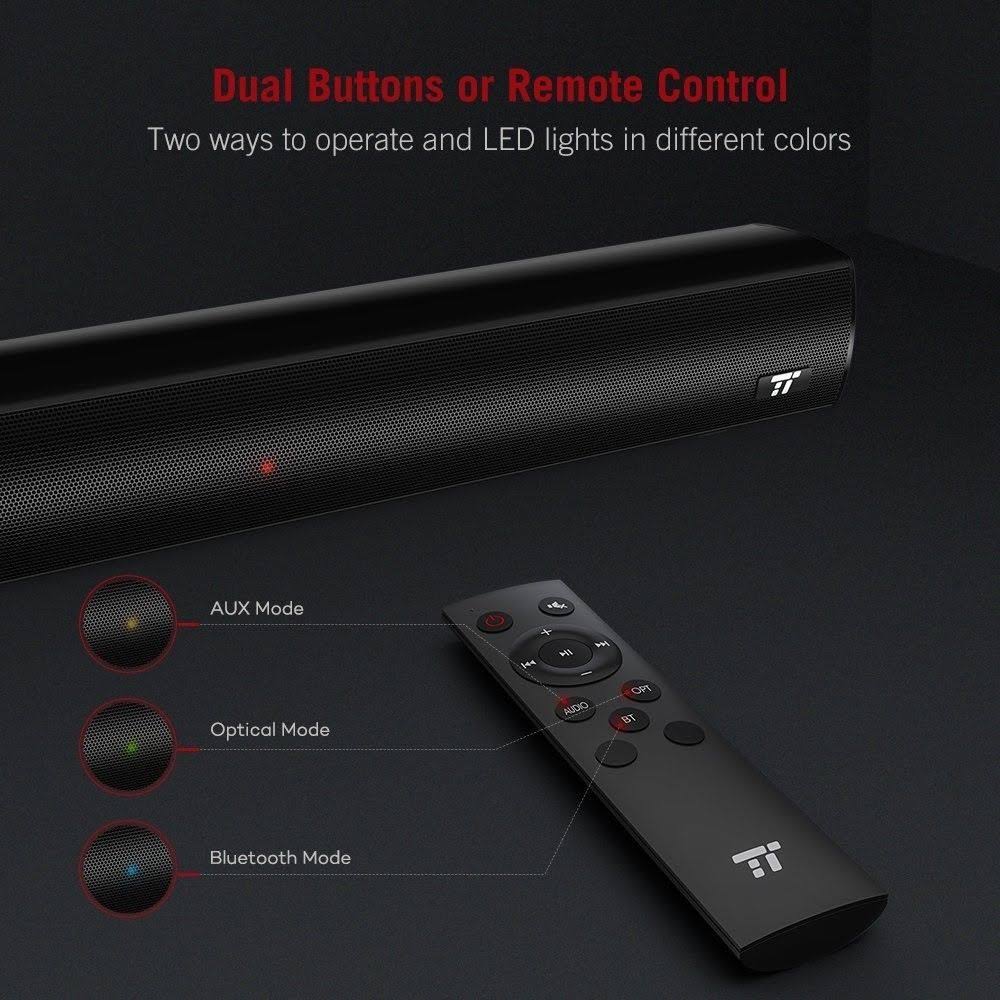 25-Inch Bluetooth Soundbar with Optical Cable V408777