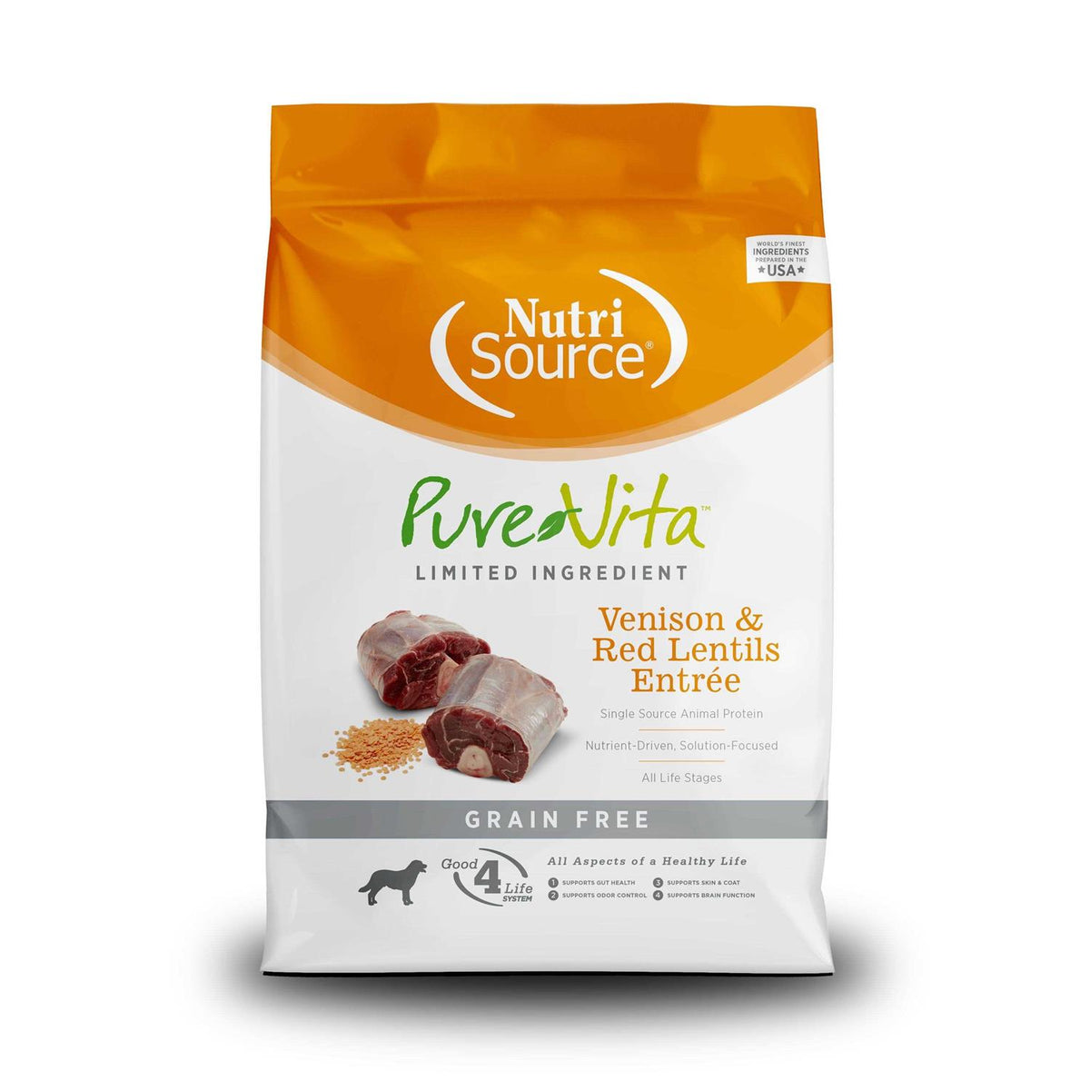 Grain Free Venison Red Lentils Dog Food I9029