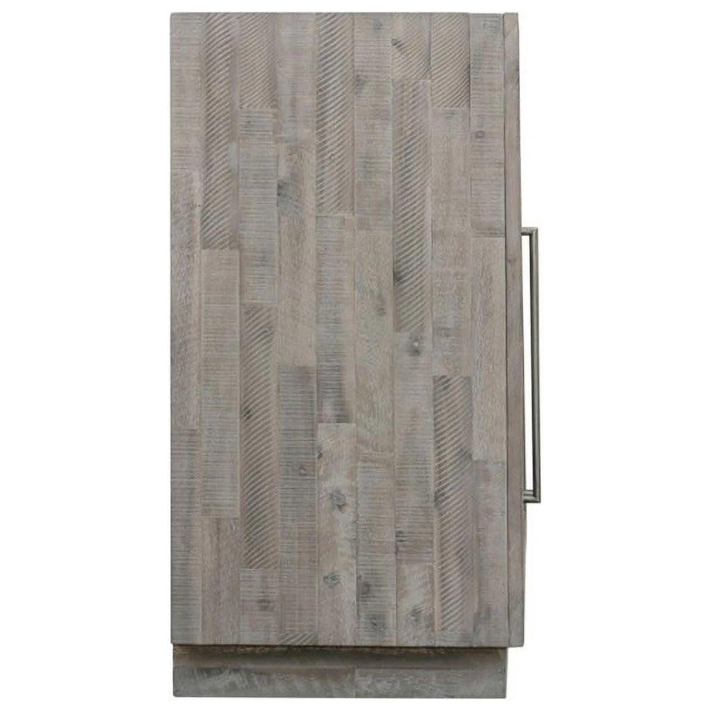 Gray Solid Wood TV Stand W9806