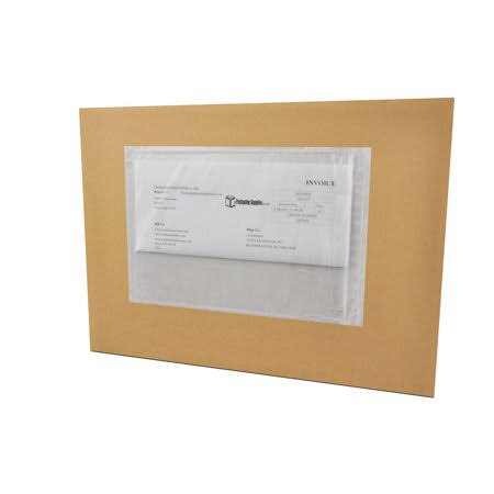 9x12 inch Re-closable Packing List Envelope Sleeves Plain Face G90889