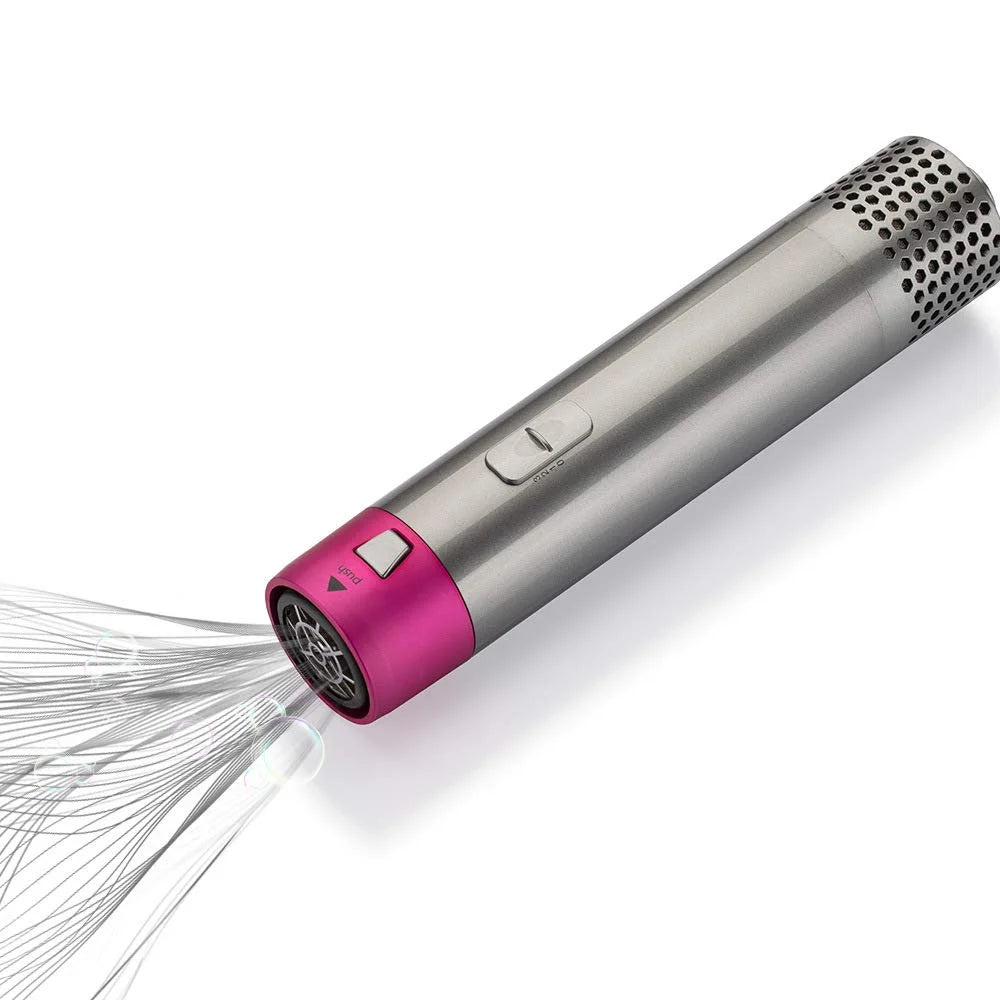Purple 5-in-1 Electric Hair Dryer Brush with Detachable Brush Heads O40288