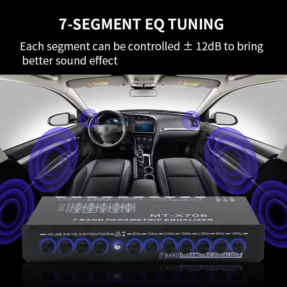 7 Band Car Audio Equalizer Q730727