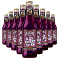 Black Cherry Cream Soda Soft Drink 12 Oz Glass Bottles 24 Pack G322461