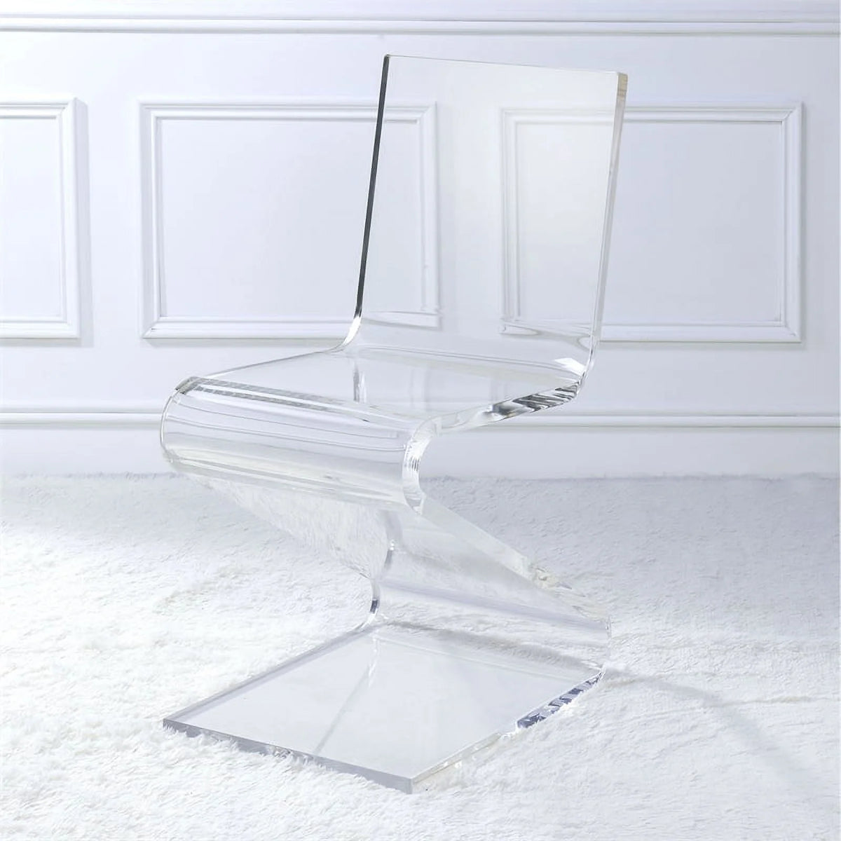 Modern Acrylic Plastic Accent Chair T9600