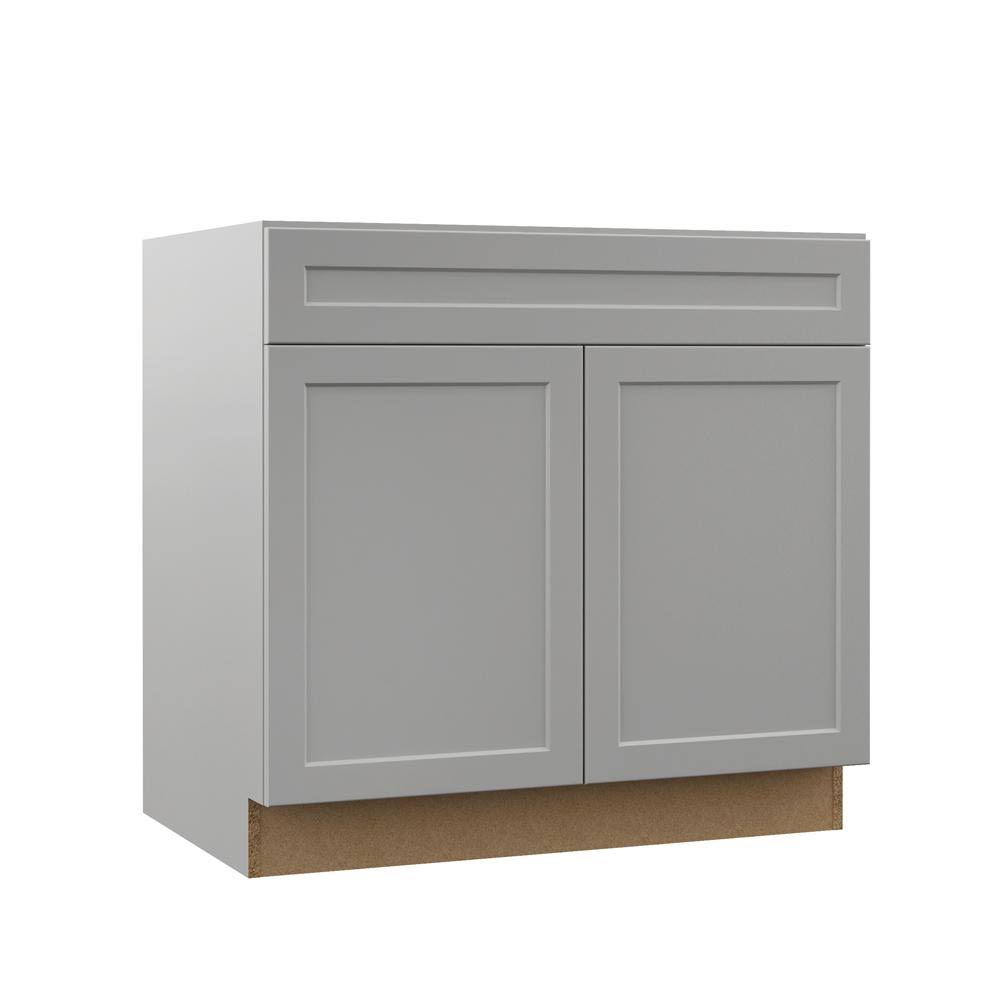 Sink Base Kitchen Cabinet in Heron Gray A57336