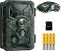 32MP 4K Night Vision Trail Camera with 32G Card & 8AA Batteries A55565