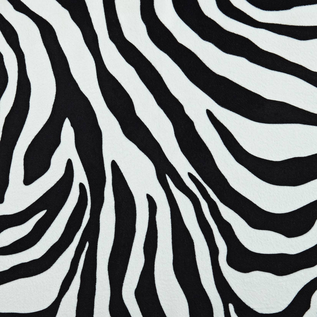 Zambia Zebra Print Accent Chair with Velvet Fabric P7209