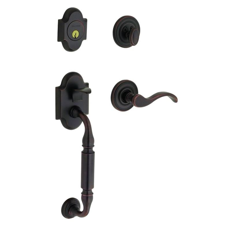 Oil Rubbed Bronze Single Cylinder Sectional Handleset W949