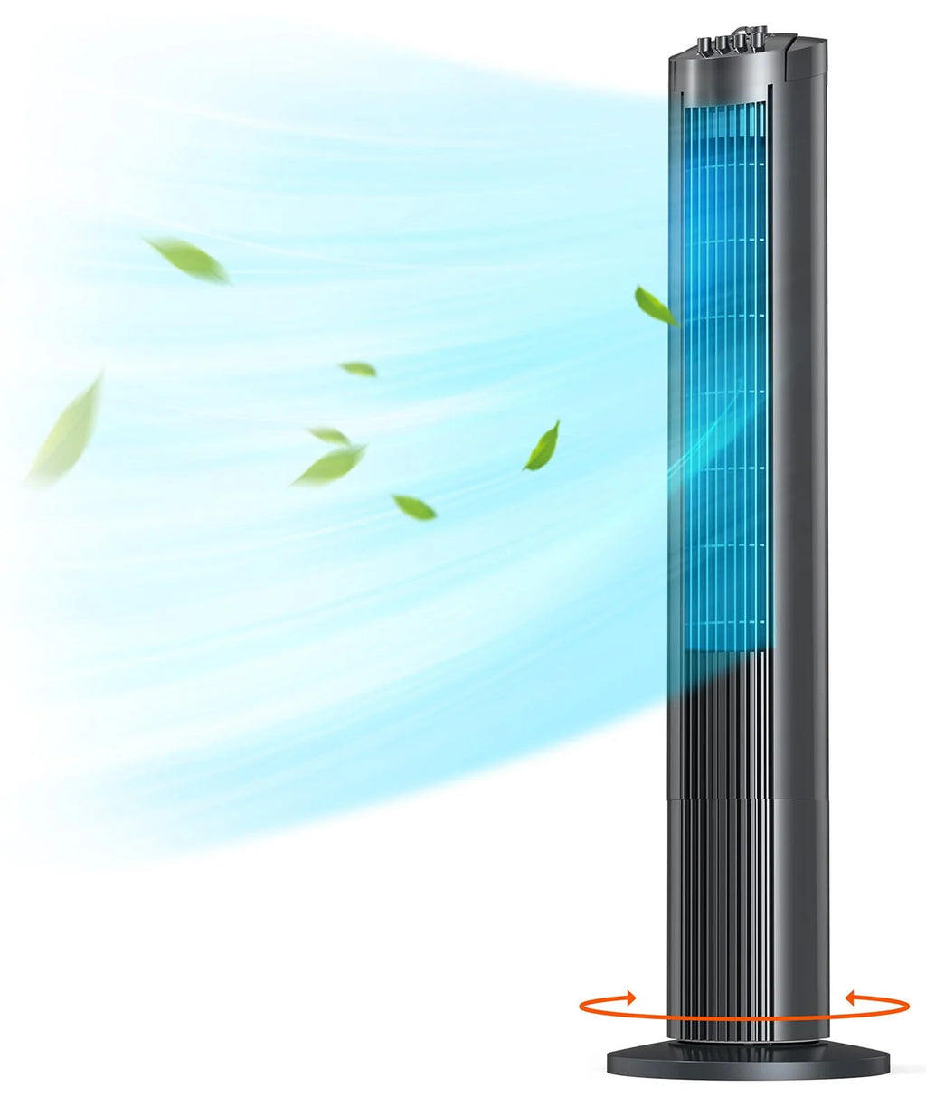 36" Oscillating Tower Fan, 3 Speeds, Timer K185217