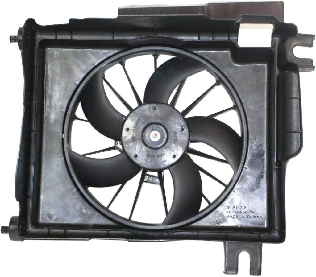 Cooling Fan Assembly A/C Condenser 2002-2008 3.7L-5.9L T1120