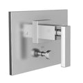 Balanced Pressure Tub & Shower Diverter Plate with Handle Polished Chrome J596