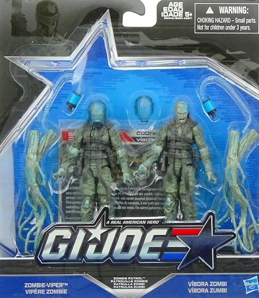 Zombie Patrol Action Figure Set, 3.75 Inches C960